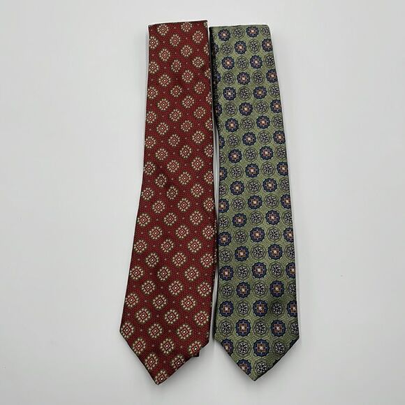 Bundle of two 100% silk Bruno piattelli neckties - Picture 1 of 6